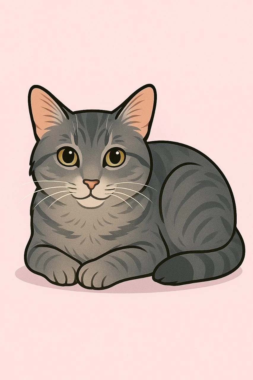 Custom cartoon portrait of Little Lady